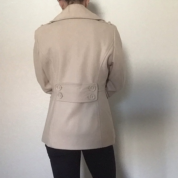 Kenneth Cole, Pea Coat, size 8, camel color - Picture 12 of 14